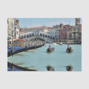 ldp RIALTO BRIDGE - Venice - Canal Grande Tissue Paper