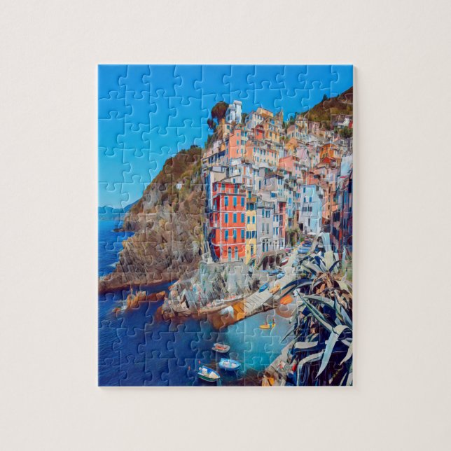 ldp RIOMAGGIORE - Cinque Terre - Jigsaw Puzzle (Vertical)