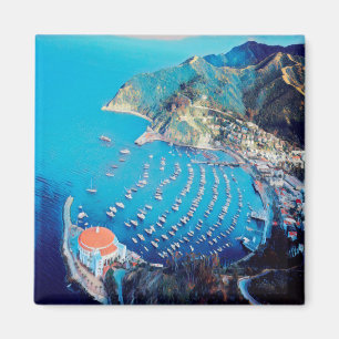 ldp SANTA CATALINA Island - California - harbor Magnet
