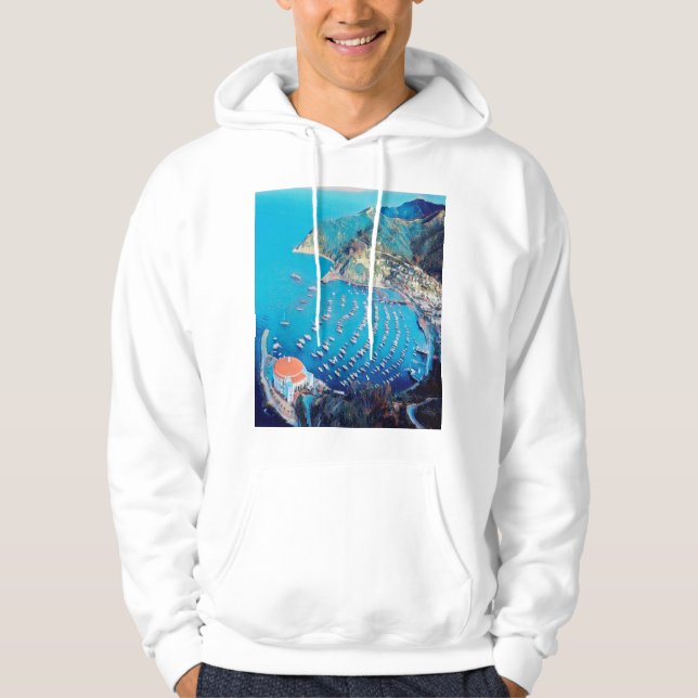 ldp SANTA CATALINA Island - California - harbour Hoodie (Front)