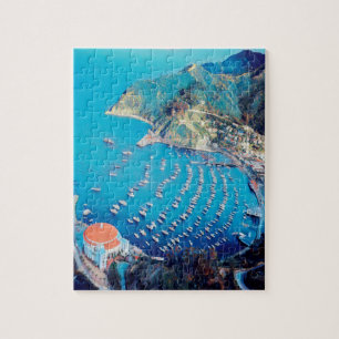 ldp SANTA CATALINA Island - California - harbour Jigsaw Puzzle