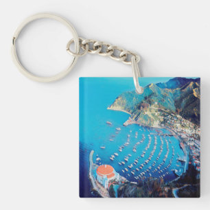 ldp SANTA CATALINA Island - California - harbour Key Ring