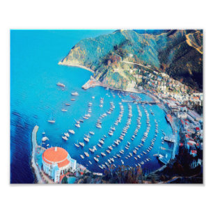 ldp SANTA CATALINA Island - California - harbour Photo Print