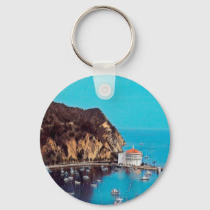 ldp SANTA CATALINA ISLAND - harbour - Key Ring