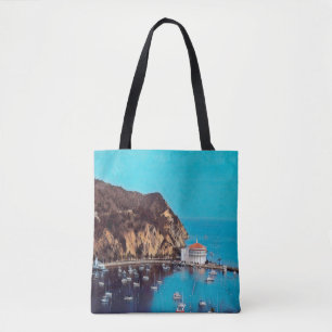 ldp SANTA CATALINA ISLAND - harbour - Tote Bag