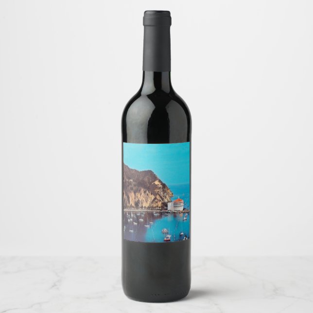 ldp SANTA CATALINA ISLAND - harbour - Wine Label (Front)
