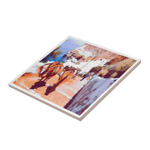 ldp SANTORINI - Donkey trail - Fira - Ceramic Tile