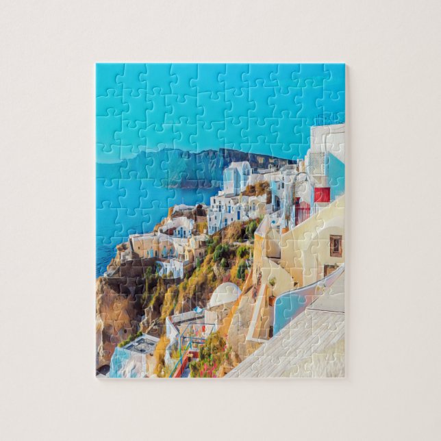 ldp SANTORINI - panorama - Jigsaw Puzzle (Vertical)