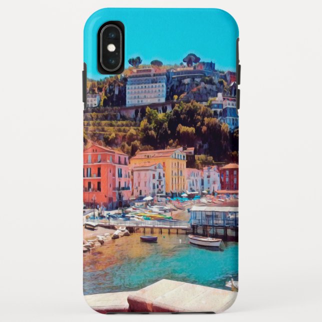 ldp SORRENTO - panorama - beach - Case-Mate iPhone Case (Back)