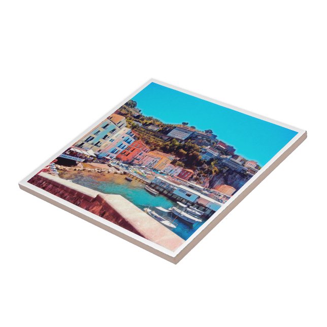 ldp SORRENTO - panorama - beach - Ceramic Tile (Side)