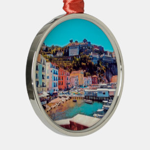 ldp SORRENTO - panorama - beach - Metal Ornament