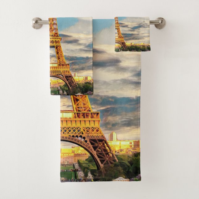 ldp TOUR EIFFEL - Paris - view - Bath Towel Set (Insitu)