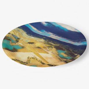 ldp TUSCANY - Tuscan countryside - Paper Plate