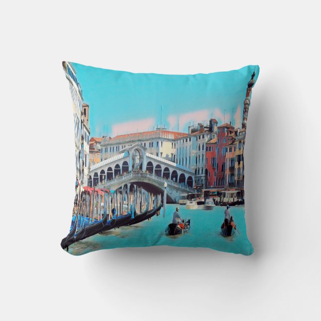 ldp VENICE - gondolas - rialto - Cushion (Front)