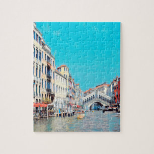 ldp VENICE - Grand Canal - Rialto beach - Jigsaw Puzzle