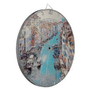 ldp VENICE - View of the Grand Canal from Rialto Dartboard