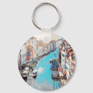 ldp VENICE - View of the Grand Canal from Rialto Key Ring