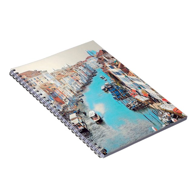 ldp VENICE - View of the Grand Canal from Rialto Notebook (Right Side)
