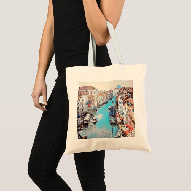 ldp VENICE - View of the Grand Canal from Rialto Tote Bag (Front (Product))