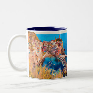 ldp VERNAZZA - Cinque Terre - Two-Tone Coffee Mug
