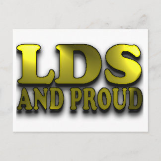 LDS and Proud Postcard