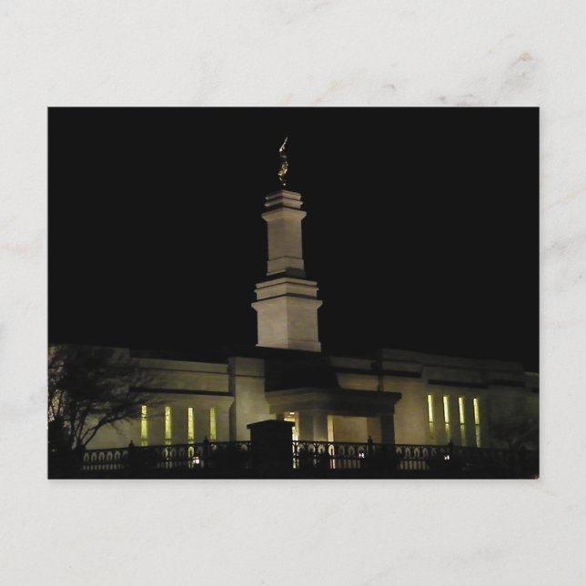 LDS church Postcard (Front)