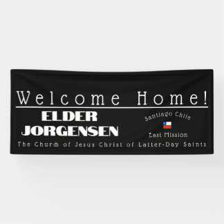 LDS Missionary Welcome Home Custom Banner Poster