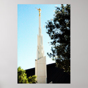 lds mormon las vegas nv temple poster