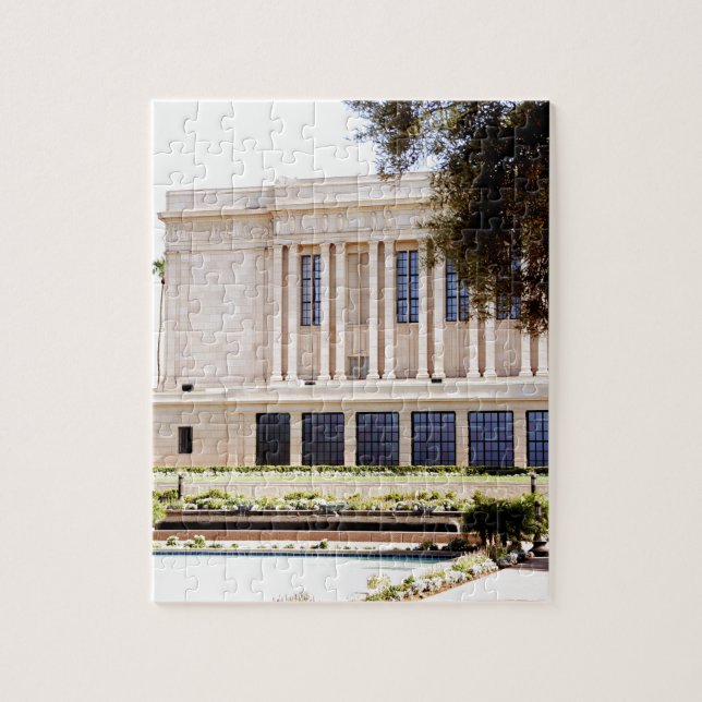 lds mormon mesa arizona temple picture jigsaw puzzle (Vertical)