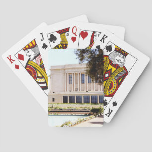 lds mormon mesa arizona temple picture playing cards