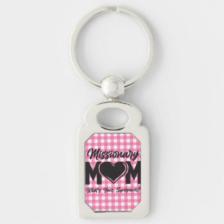 LDS Mormon Missionary Mum Metal Keychain Key tag