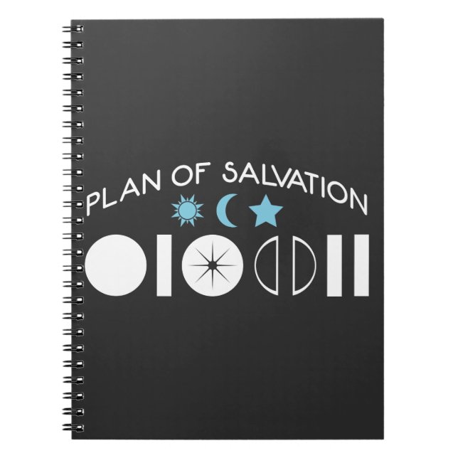 LDS Plan of Salvation Mormon Missionary Gift Notebook (Front)