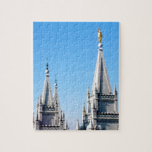 lds salt lake city temple angel moroni jigsaw puzzle