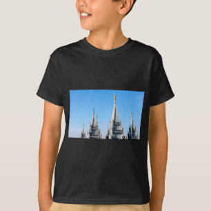 lds salt lake city temple angel moroni T-Shirt