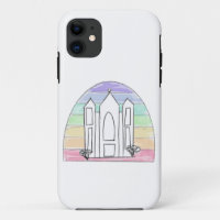 LDS Salt Lake City Temple rainbow sunset mormon 