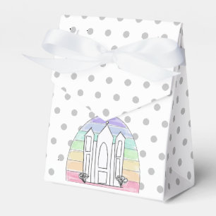 LDS Salt Lake City Temple rainbow sunset mormon Favour Box