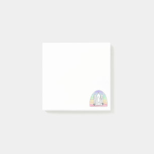 LDS Salt Lake City Temple rainbow sunset mormon Post-it Notes