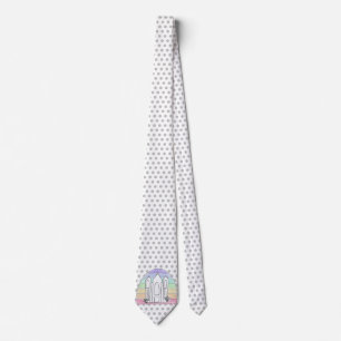 LDS Salt Lake City Temple rainbow sunset mormon Tie