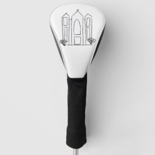 LDS Salt Lake City Temple simple modern mormon Golf Head Cover