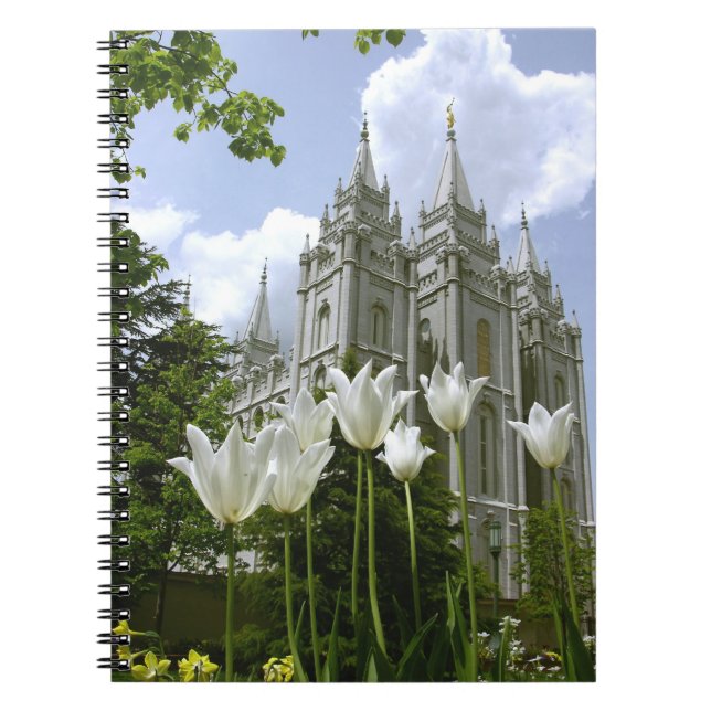 LDS Temple Salt Lake City, Utah Notebook (Front)