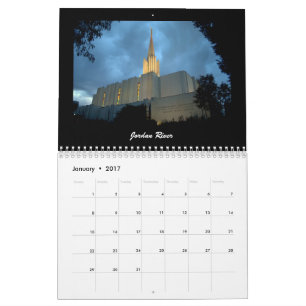 LDS Temples 2017 Calendar