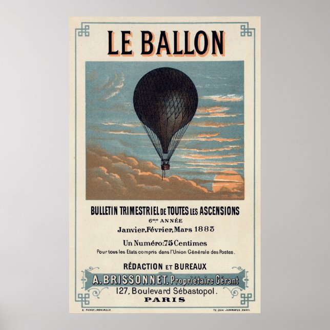 Le Ballon Poster (Front)