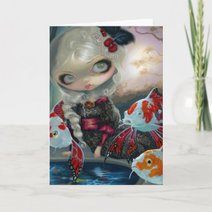 "Le Bassin des Carpes" Greeting Card