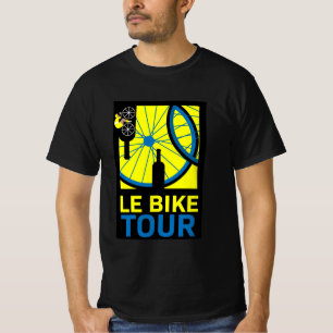 Le Bike Tour Art T-Shirt