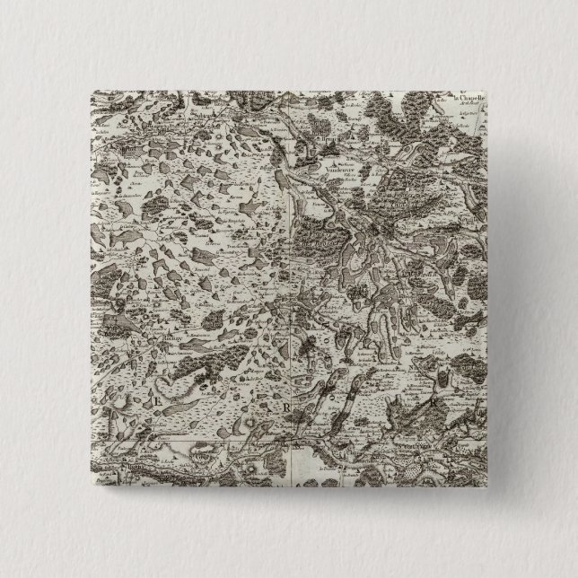Le Blanc, Chateauroux, Montmorillon 15 Cm Square Badge (Front)