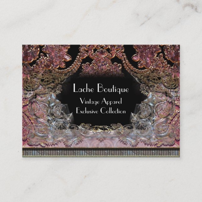 Le Boeme Maddy Unique Professional Business Card (Front)