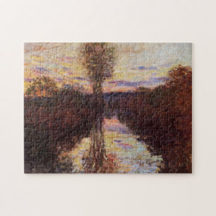 Le Bras de Mousseaux Evening Monet Fine Art Jigsaw Puzzle