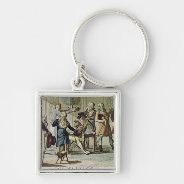 Le Cafe des Incroyables, 1797 Key Ring (Front)