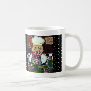 Le Cafe Golden Retriever Coffee Mug