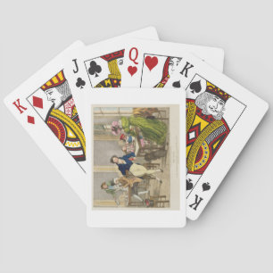 Le Cafe, pub. by Rodwell and Martin, 1820 (colour Playing Cards